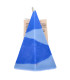 Vela Artesanal - Blue Metaphysical Pyramid