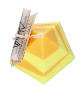 Vela Artigianale - Piramide Metafisica Gialla