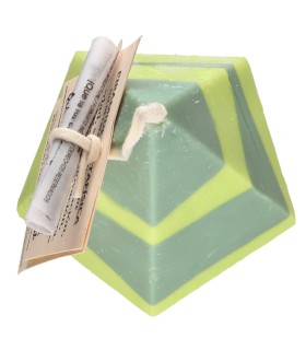 Vela Artesanal - Green Metaphysical Pyramid