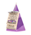 Vela Artigianale - Piramide Metafisica Viola