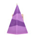 Vela Artigianale - Piramide Metafisica Viola