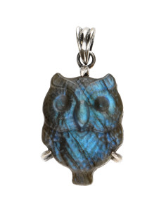 Pendentif hibou en argent...