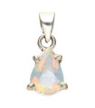 Colgante Goccia di Opale Sfaccettato in Argento Sterling 925