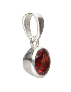 Faceted Oval Garnet Pendant... 2