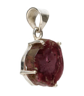 Colgante di Tormalina Rosa in Plata di Legge 925 (84W)