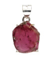 Colgante de Turmalina Rosa em Prata de Lei 925 (86W)