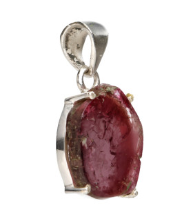 Colgante de Tourmaline Rose en Plata de Ley 925 (86W)