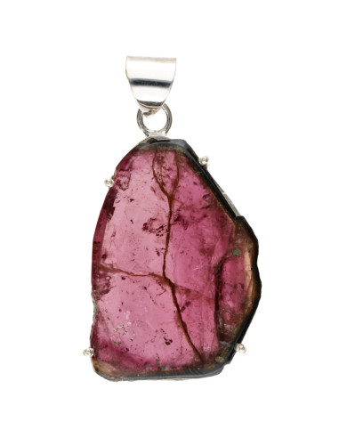 Colgante de Watermelon Tourmaline in...
