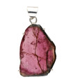 Colgante de Tourmaline Pastèque en Plata de Ley 925 (93W)
