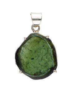 Green Tourmaline Pendant in...