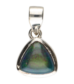 Colgante d’Opale Noire en Argent Sterling 925 (5X)