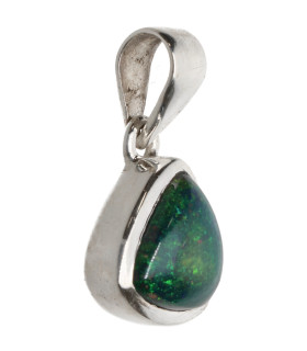 Colgante d’Opale Noire en Argent Sterling 925 (5X)