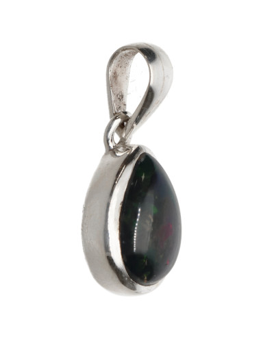 Colgante di Ópalo Nero in Argento...
