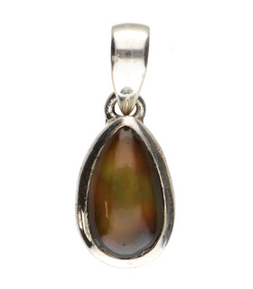 Colgante d’Opale Noire en Argent Sterling 925 (8X)