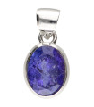 Colgante of Tanzanite in 925 Sterling Silver (55X)