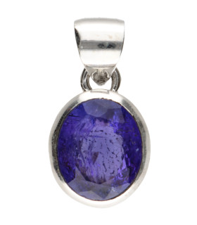 Colgante di Tanzanite in Argento di Lega 925 (56X)