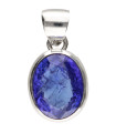 Colgante of Tanzanite in 925 Sterling Silver (61X)