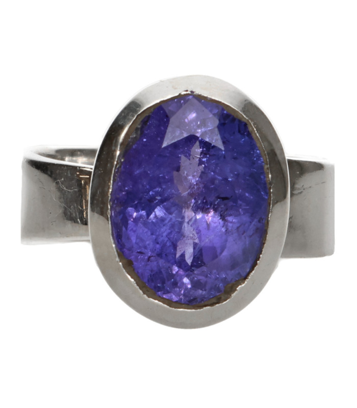 Anillo of Tanzanite in Sterling Silver 925 (70X)