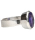 Anillo de Tanzanita en Plata de Ley 925 (70X)