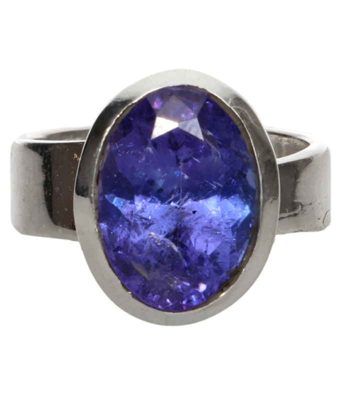 Anillo of Tanzanite in Sterling Silver 925 (71X)