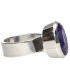 Anillo de Tanzanita en Plata de Ley 925 (71X)