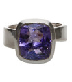Anillo de Tanzanite in Sterling Silver 925 (72X)