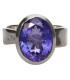 Anillo de Tanzanita en Plata de Ley 925 (73X)
