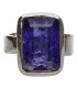 Anneau de Tanzanite en Argent Sterling 925 (76X)