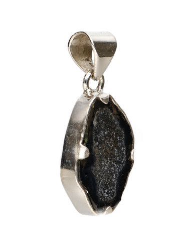 Agate Geodino Pendant in 925 Sterling...