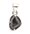 Agate Geodino Pendant in 925 Sterling Silver (83X)