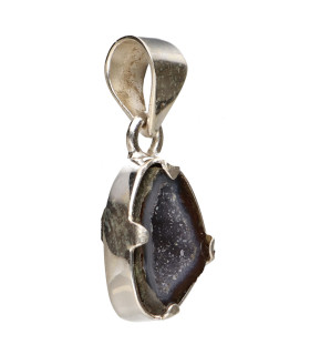 Colgante de Geodino d'Agate en Plata de Ley 925 (83X)