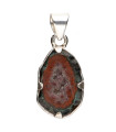 Colgante de Geodino de Ágata em Prata de Lei 925 (85X)