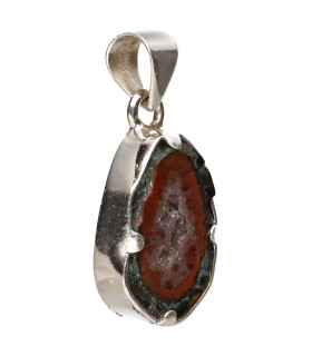 Colgante di Geodino di Agata in Argento Sterling 925 (85X)