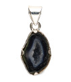 Agate Geodino Pendant in 925 Sterling Silver (86X)
