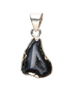 Agate Geodino Pendant in...
