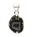 Agate Geodino Pendant in 925 Sterling Silver (92X)