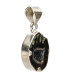 Agate Geodino Pendant in 925 Sterling Silver (92X)