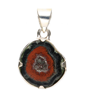 Colgante de Geodino d'Agata en Plata de Ley 925 (94X)
