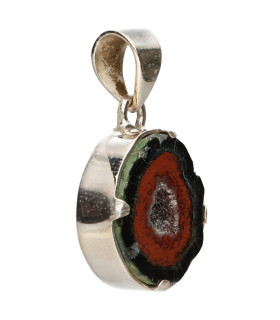 Colgante di Geodino di Agata in Argento Sterling 925 (94X)