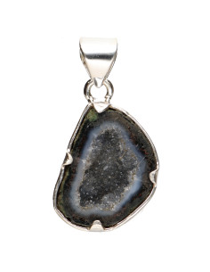 Agate Geodino Pendant in...