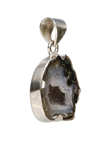 925 Sterling Silver Agate Geodino...