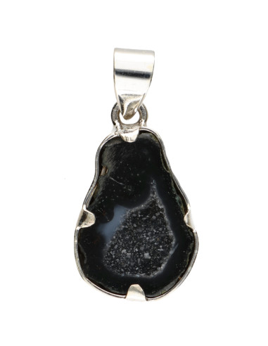 Agate Geodino Pendant in 925 Sterling...