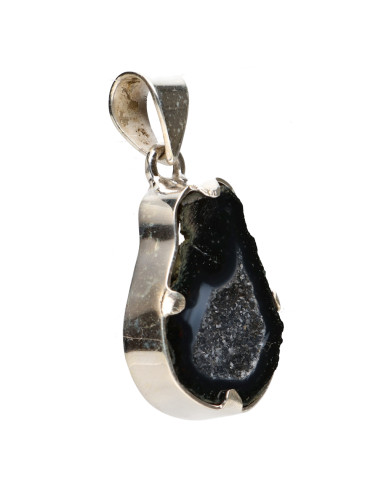 Agate Geodino Pendant in 925 Sterling...