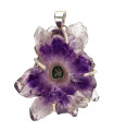 Colgante de Estalactita de Amethyst in Sterling Silver 925 (12Y)