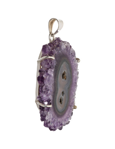 Colgante de Stalactite d’Améthyste en...
