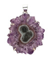Colgante de Stalactite d'Améthyste en Argent Sterling 925 (20Y)