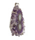 Amethyst Stalactite Pendant in Sterling Silver 925 (22Y)