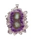 Amethyst Stalactite Pendant in 925 Sterling Silver (25Y)