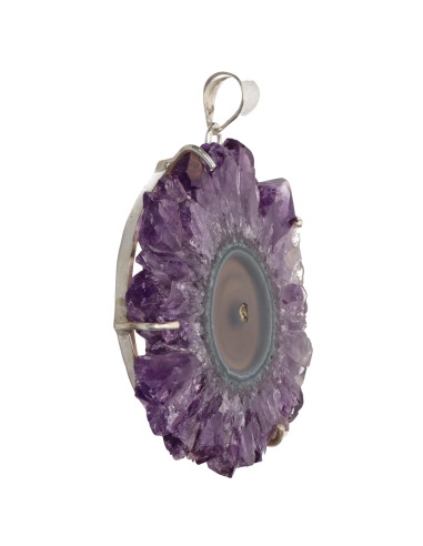 Colgante de Stalactite d’Améthyste en...