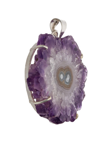 Colgante de Stalactite Amethyst in...